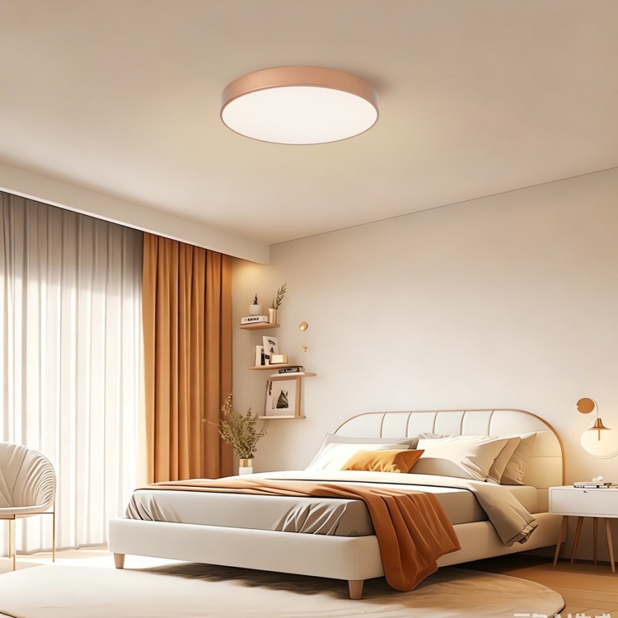 BRILAGI - Dimbare LED-plafondlamp POOL SMART LED/60W/230V 3000-6000K Ø 50 cm Wi-Fi Tuya koperkleurig + afstandsbediening