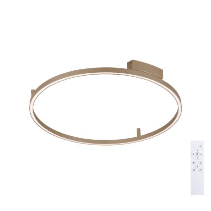 Brilagi - LED dimbare plafondlamp PORTOFINO LED/60W/230V 3000-6000K Ø 80 cm beige + afstandsbediening