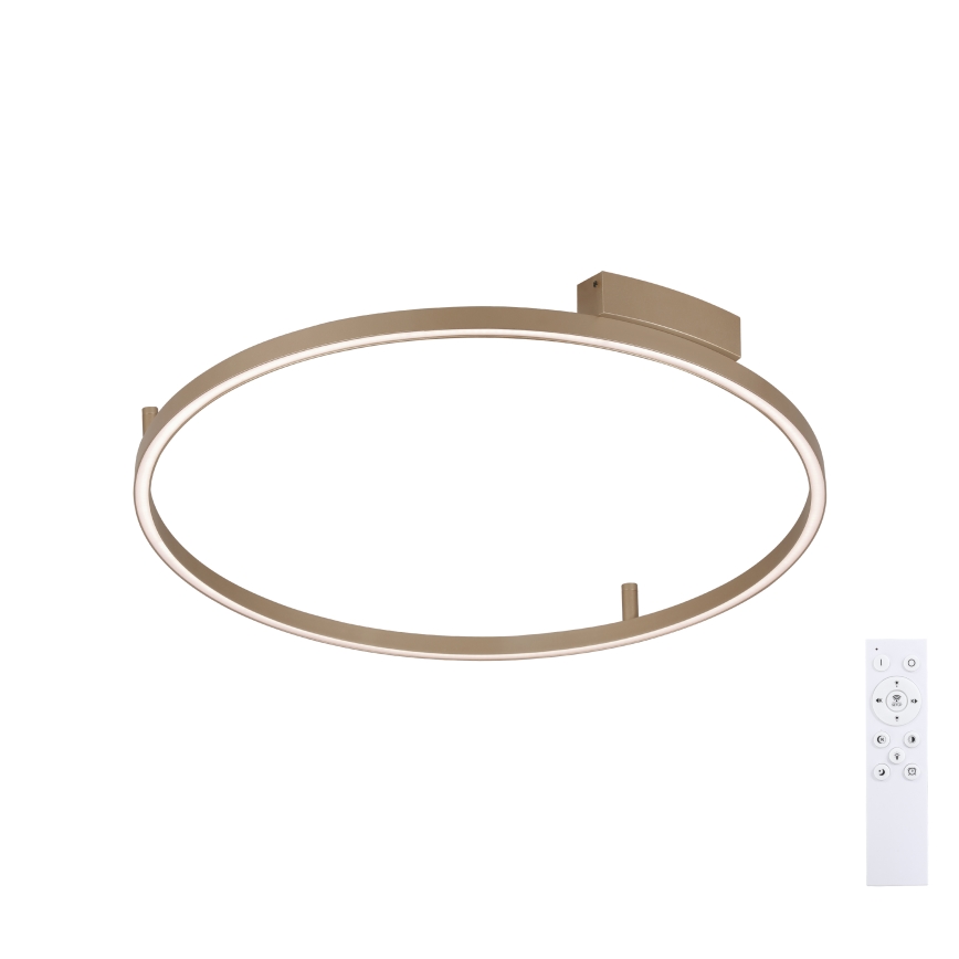 Brilagi - LED dimbare plafondlamp PORTOFINO LED/60W/230V 3000-6000K Ø 80 cm beige + afstandsbediening