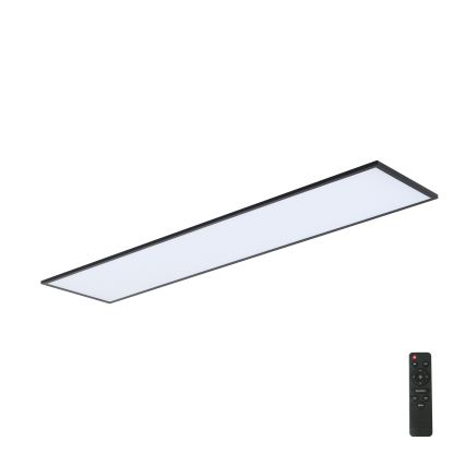 Brilagi - Dimbare LED-plafondlamp SLIMFRAME LED/58W/230V 120x30 cm 3000-6000K zwart + afstandsbediening
