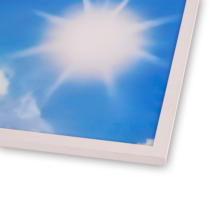 Brilagi - Dimbare LED-plafondlamp SLIMFRAME SKY LED/58W/230V 60x60 cm 3000-6000K zilver/blauw + afstandsbediening