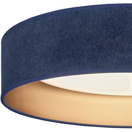 Brilagi - LED-dimbare plafondlamp VELVET SMARTIX STARS LED/36W/230V 3000-6000K Ø55 cm blauw/goud Wi-Fi Tuya Beacon + afstandsbediening