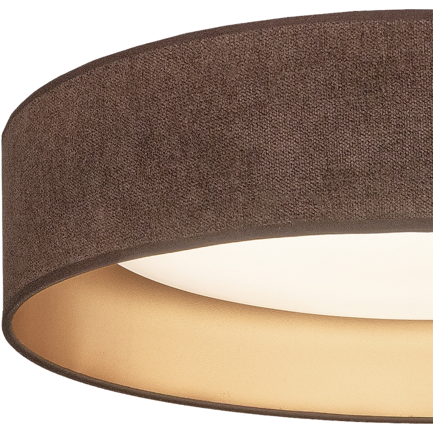 Brilagi - LED-dimbare plafondlamp VELVET SMARTIX LED/24W/230V 3000–6000K Ø 45 cm bruin/goud Wi-Fi Tuya Beacon + afstandsbediening