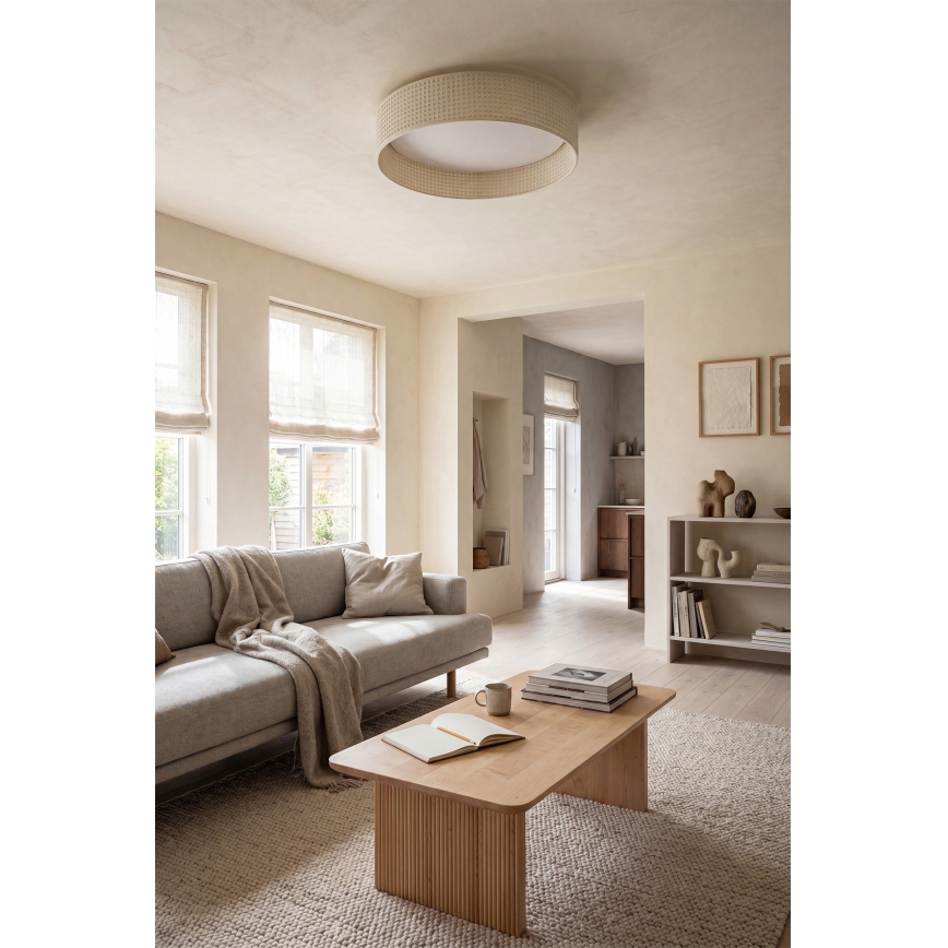 Brilagi - Dimbare LED-plafondlamp VELVET SMARTIX LED/24W/230V 3000-6000K Ø 45 cm crème Wi-Fi Tuya Beacon + afstandsbediening