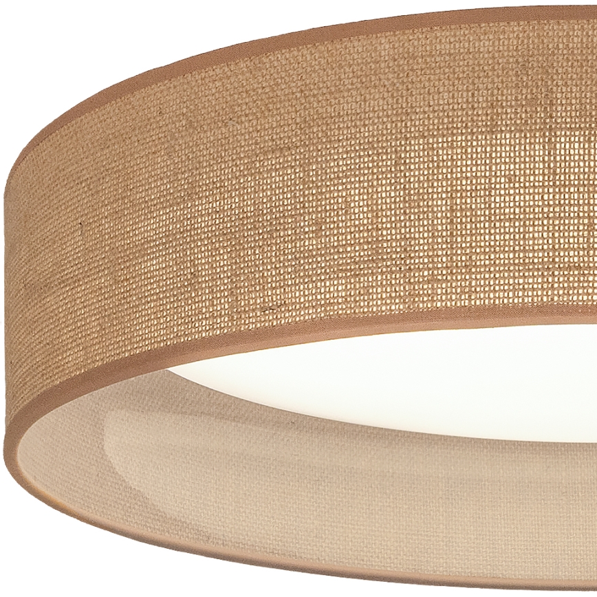 Brilagi - LED dimbare plafondlamp VELVET SMARTIX LED/36W/230V 3000-6000K Ø 55 cm beige Wi-Fi Tuya Beacon + afstandsbediening