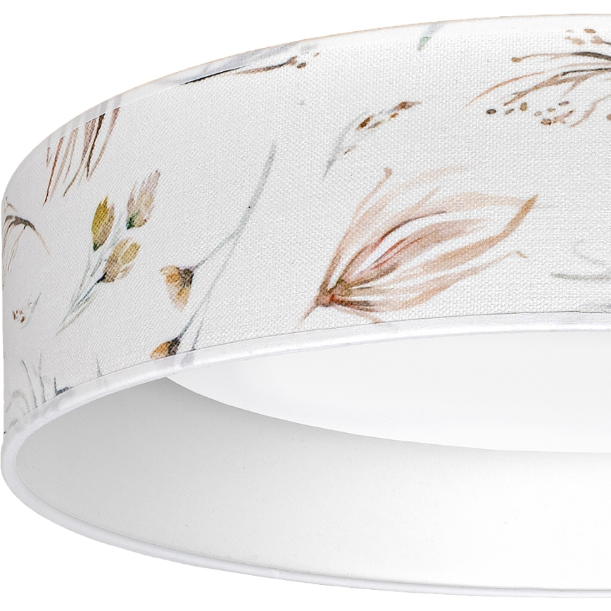 Brilagi - Dimbare LED plafondlamp VELVET SMARTIX LED/36W/230V 3000-6000K Ø 55 cm wit/bloemen Wi-Fi Tuya Beacon + afstandsbediening