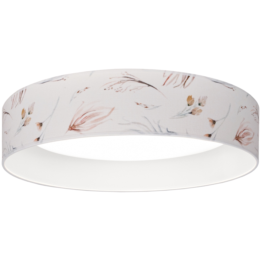 Brilagi - Dimbare LED plafondlamp VELVET SMARTIX LED/36W/230V 3000-6000K Ø 55 cm wit/bloemen Wi-Fi Tuya Beacon + afstandsbediening