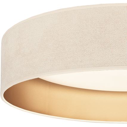 Brilagi - LED-dimbare plafondlamp VELVET SMARTIX LED/36W/230V 3000-6000K Ø 55 cm crème/goud Wi-Fi Tuya Beacon + afstandsbediening
