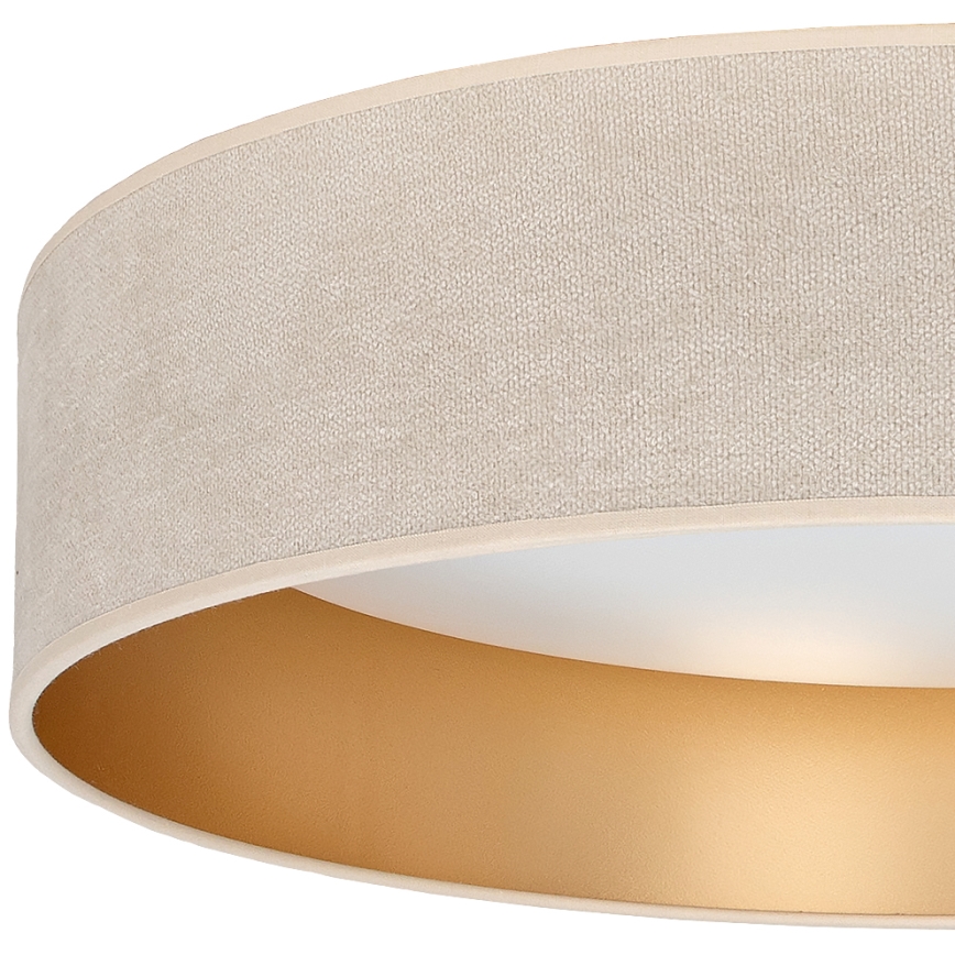 Brilagi - LED-dimbare plafondlamp VELVET SMARTIX LED/36W/230V 3000-6000K Ø 55 cm crème/goud Wi-Fi Tuya Beacon + afstandsbediening