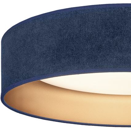 Brilagi - Dimbare LED-plafondlamp VELVET SMART VARI LED/24W/230V 3000-6500K Ø 45 cm blauw/goud + afstandsbediening