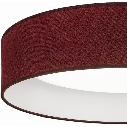 Brilagi - Dimbare LED-plafondlamp VELVET SMART VARI LED/36W/230V 3000-6500K Ø 55 cm wijnrood + afstandsbediening