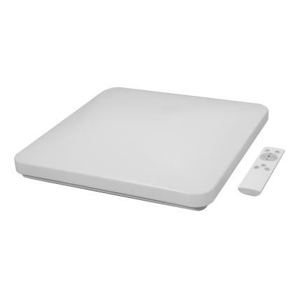 Brilagi - LED dimbare plafondlamp VELVET SQUARE LED/24W/230V 43x43 cm 3000/4000/6500K + afstandsbediening grijs