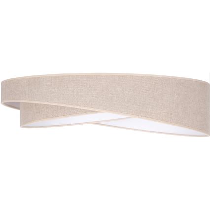 BRILAGI - LED dimbare plafondlamp VELVET TWIST LED/36W/230V 3000-6000K Ø 65 cm Wi-Fi Tuya Beacon beige + afstandsbediening