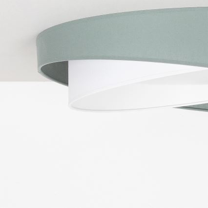 BRILAGI - LED-dimbare plafondlamp VELVET TWIST LED/36W/230V 3000-6000K Ø 65 cm Wi-Fi Tuya Beacon groen/wit + afstandsbediening