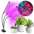 BRILAGI - LED Dimbaar flexibel tafellamp met clip voor het kweken van planten VITABLOOM 3xLED/10W/230V zwart