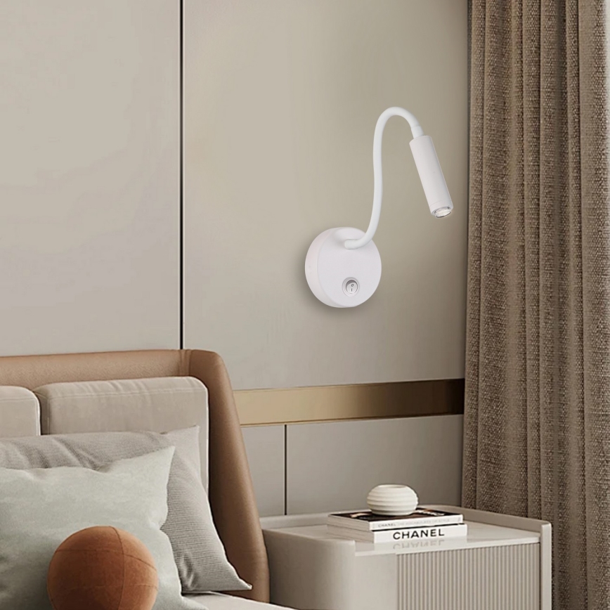 Brilagi - LED Dimbaar flexibel wand lamp MAYA 1xG9/4W/230V wit 2700-6500K Wi-Fi Tuya