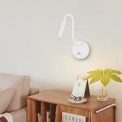Brilagi - LED Dimbaar flexibel wand lamp MAYA 1xG9/4W/230V wit 2700-6500K Wi-Fi Tuya