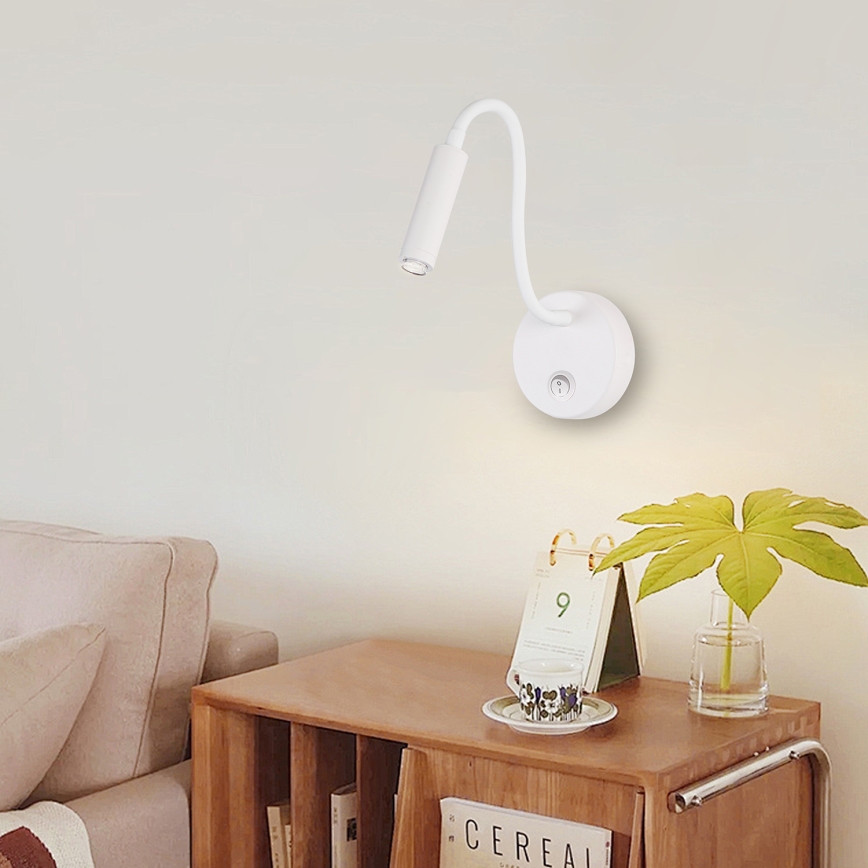 Brilagi - LED Dimbaar flexibel wand lamp MAYA 1xG9/4W/230V wit 2700-6500K Wi-Fi Tuya