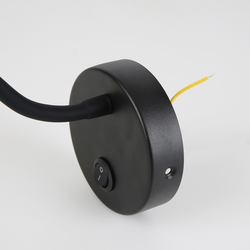 Brilagi - LED Dimbaar flexibel wand lamp MAYA 1xG9/4W/230V zwart/goud 2700-6500K Wi-Fi Tuya