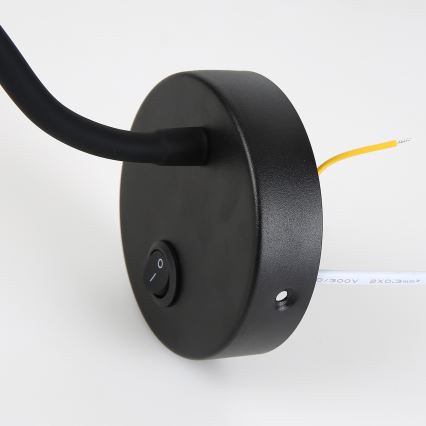 Brilagi - LED Dimbaar flexibel wand lamp MAYA 1xG9/4W/230V zwart 2700-6500K Wi-Fi Tuya