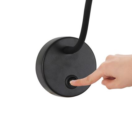 Brilagi - LED Dimbaar flexibel wand lamp MAYA 1xG9/4W/230V zwart 2700-6500K Wi-Fi Tuya