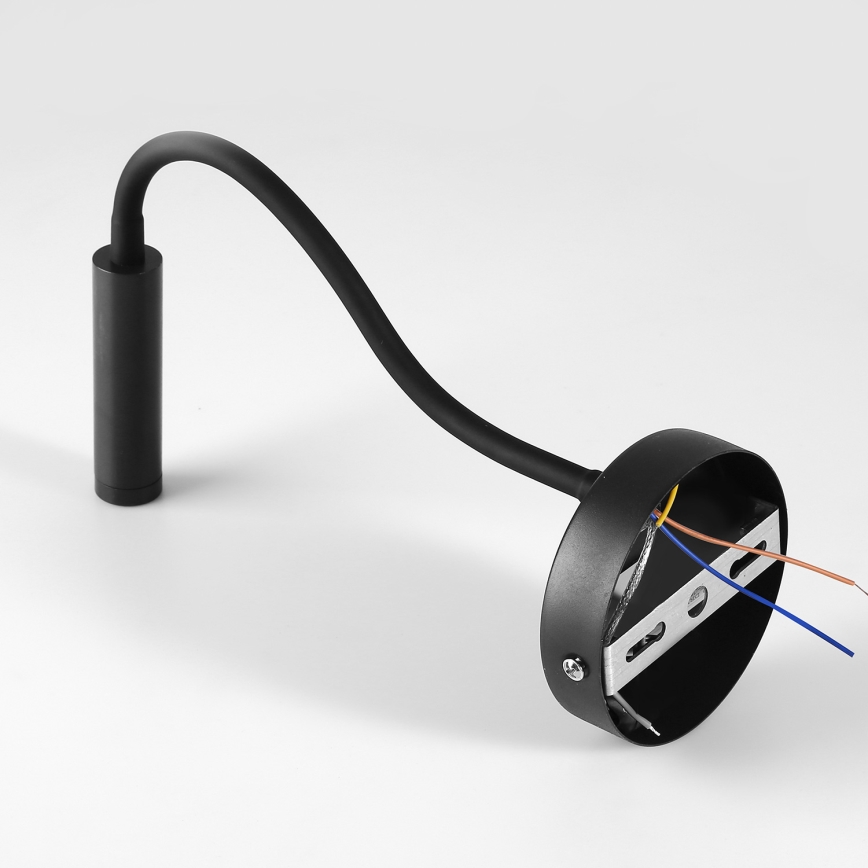 Brilagi - LED Dimbaar flexibel wand lamp MAYA 1xG9/4W/230V zwart 2700-6500K Wi-Fi Tuya