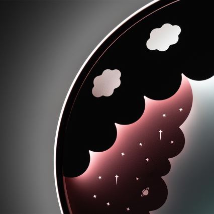 Brilagi - Dimbare LED-plafondlamp voor kinderen UNICORN LED/68W/230V 3000-6000K Ø 49 cm + afstandsbediening