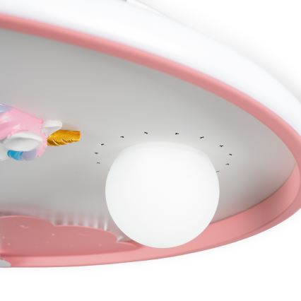 Brilagi - Dimbare LED-plafondlamp voor kinderen UNICORN LED/68W/230V 3000-6000K Ø 49 cm + afstandsbediening