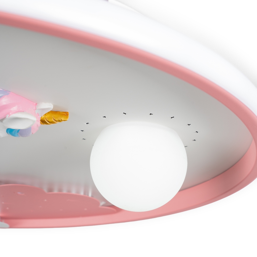Brilagi - Dimbare LED-plafondlamp voor kinderen UNICORN LED/68W/230V 3000-6000K Ø 49 cm + afstandsbediening