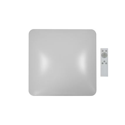 Brilagi - Dimbare LED-plafondlamp VELVET SQUARE SMART LED/36W/230V 60x60 cm 2700-6500K Wi-Fi Tuya + afstandsbediening roze