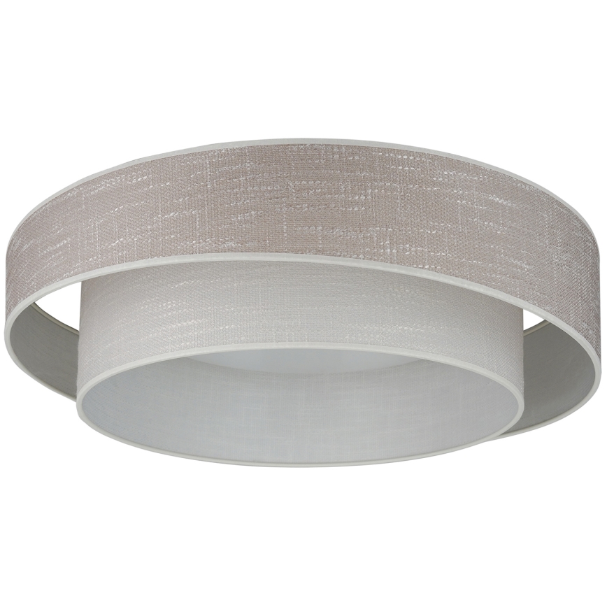Brilagi - Dimbare LED Plafondlamp DOVER SHINE LED/24W/230V 3000/4000/6500K grijs/crème + afstandsbediening