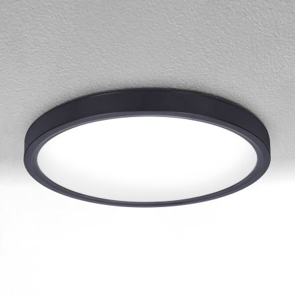 Brilagi - Dimbare LED plafondlamp ESTELA LED/48W/230V 3000-6500K ø 40 cm zwart + afstandsbediening