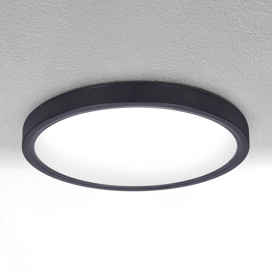 Brilagi - Dimbare LED plafondlamp ESTELA LED/48W/230V 3000-6500K ø 40 cm zwart + afstandsbediening