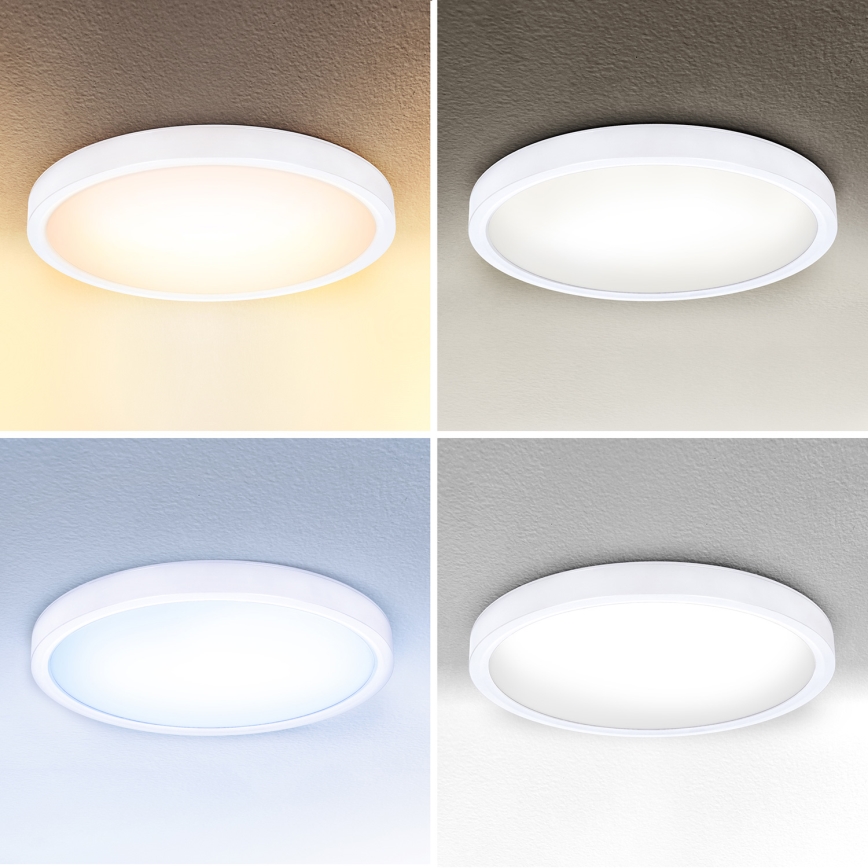 Brilagi - Dimbare LED plafondlamp ESTELA LED/48W/230V 3000-6500K ø 40 cm wit + afstandsbediening