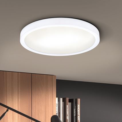 Brilagi - Dimbare LED plafondlamp ESTELA LED/48W/230V 3000-6500K ø 40 cm wit + afstandsbediening