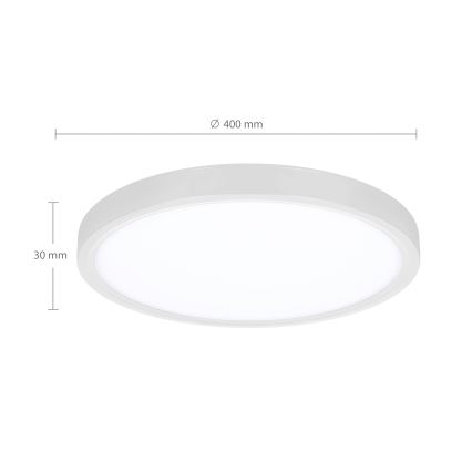 Brilagi - Dimbare LED plafondlamp ESTELA LED/48W/230V 3000-6500K ø 40 cm wit + afstandsbediening