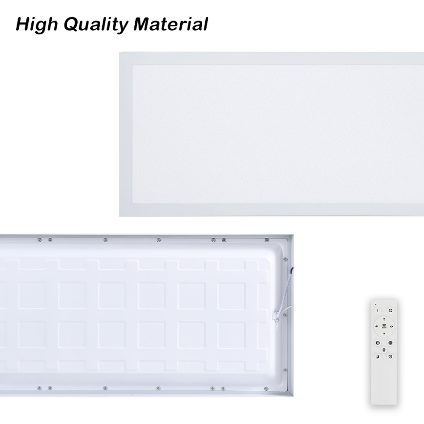 Brilagi - LED Dimbare badkamer plafondverlichting FRAME SMART LED/30W/230V 30x60 cm 3000-6000K IP44 wit + afstandsbediening