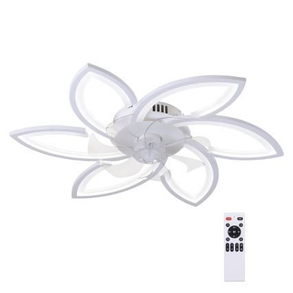 Brilagi - LED Dimbare plafondlamp met ventilator LED/50W/230V 3000-6500K wit + afstandsbediening