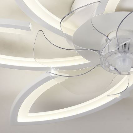 Brilagi - LED Dimbare plafondlamp met ventilator LED/50W/230V 3000-6500K wit + afstandsbediening