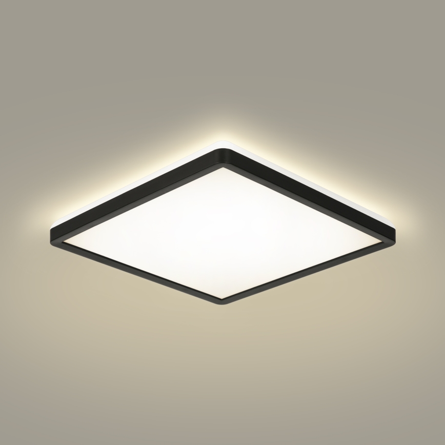 Brilagi - LED dimbaar licht met motion en dusk sensor ULTRA SLIM LED/18W/230V 30x30 cm + afstandsbediening