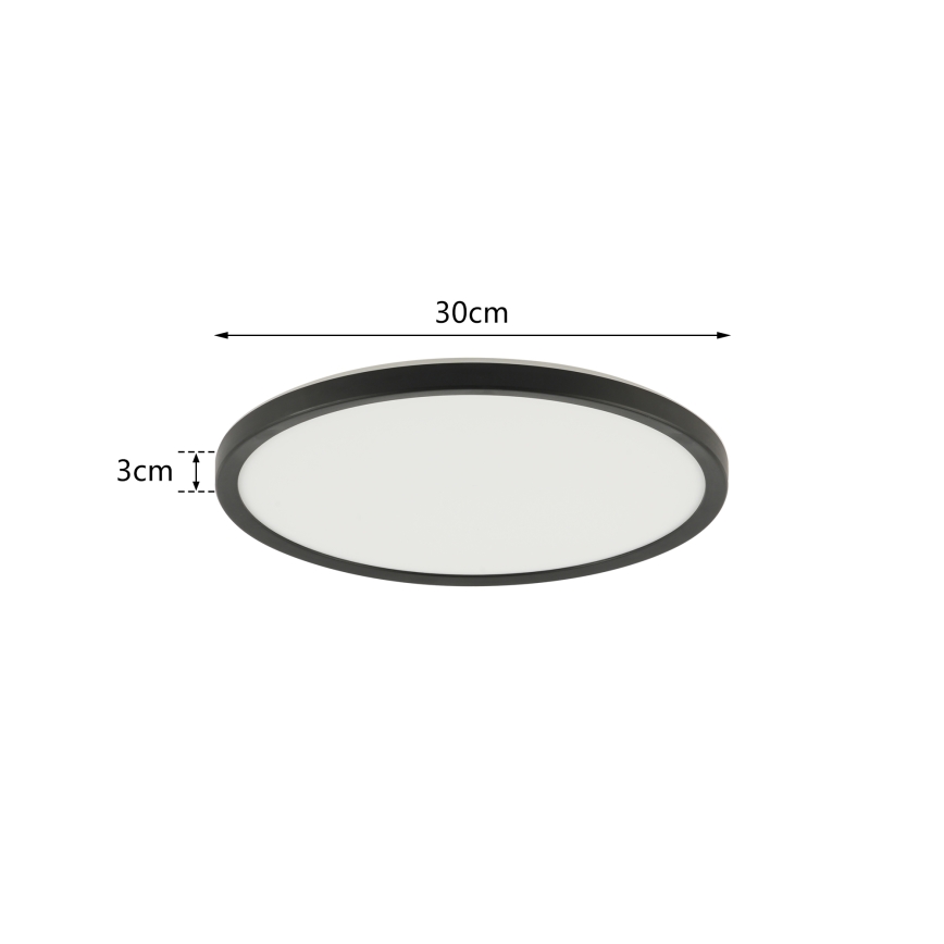 Brilagi - LED dimbaar licht met sensor ULTRA SLIM LED/18W/230V diameter 30 cm + afstandsbediening