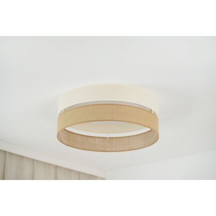 Brilagi - Dimbare LED Plafondlamp ROYAL YUTE LED/24W/230V diameter 45 cm 3000/4000/6500K beige/crème  + afstandsbediening