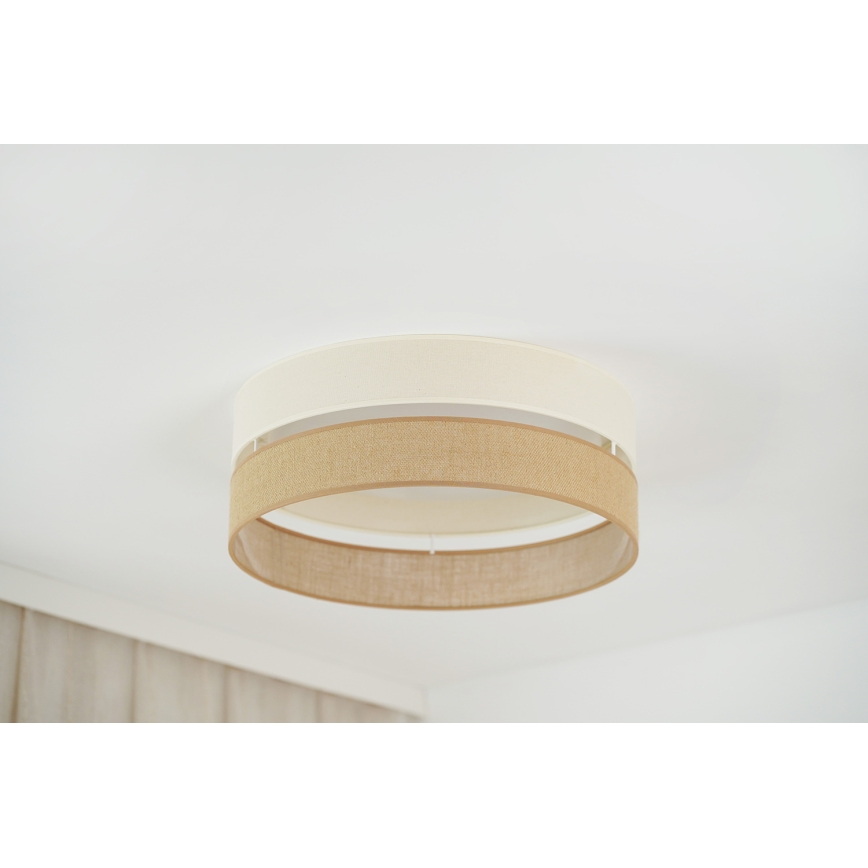 Brilagi - Dimbare LED Plafondlamp ROYAL YUTE LED/24W/230V diameter 45 cm 3000/4000/6500K beige/crème  + afstandsbediening