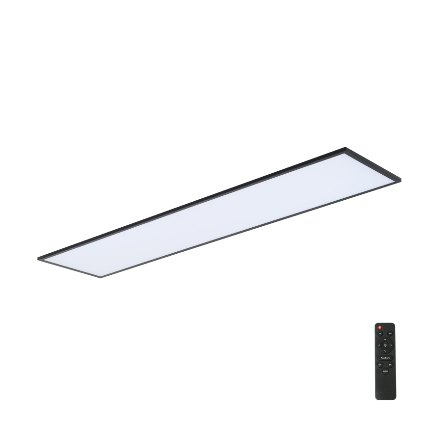 Brilagi - Dimbare LED Plafondlamp SLIMFRAME LED/58W/230V 120x30 cm 3000-6000K zwart + afstandsbediening