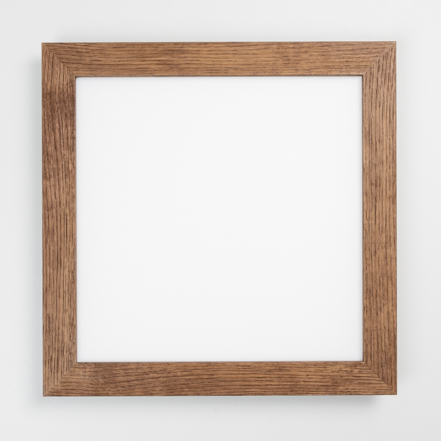 Brilagi - Dimbare LED Plafondlamp SLIMFRAME WOOD LED/36W/230V 49,5x49,5 cm 3000-6000K donkerbruin + afstandsbediening