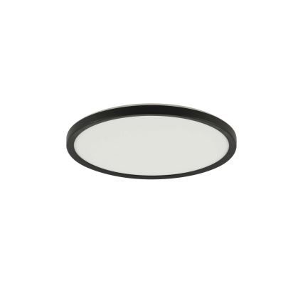 Brilagi - Dimbare LED plafondlamp ULTRA SLIM LED/18W/230V 2700-6500K diameter 30 cm zwart + afstandsbediening