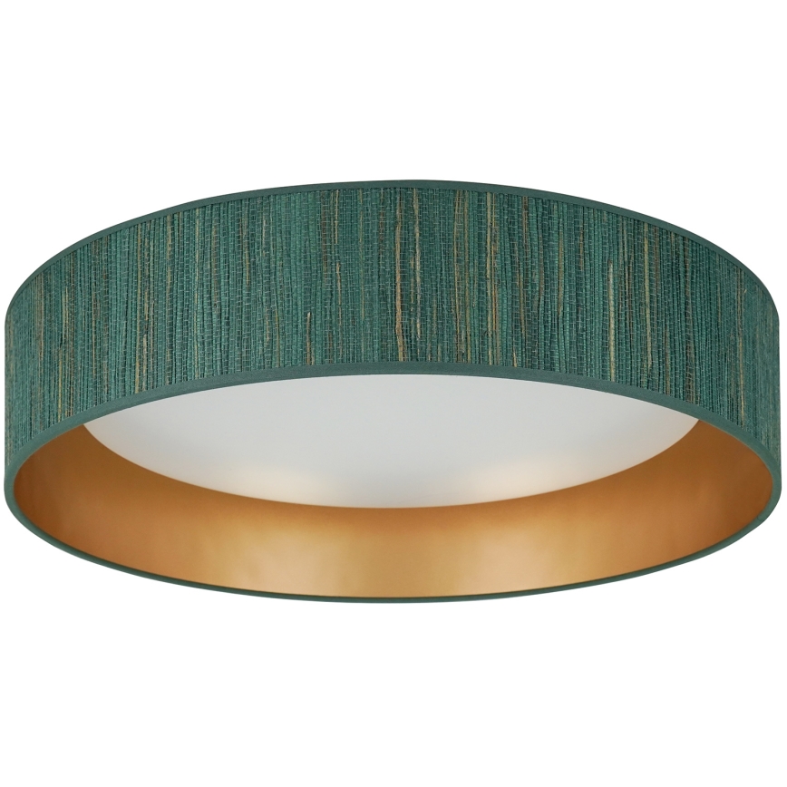 Brilagi - Dimbare LED plafondlamp VEGAS SHINE LED/24W/230V 3000/4000/6500K stro groen/goud + afstandsbediening