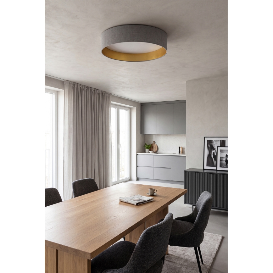 Brilagi - LED-dimbare plafondlamp VELVET SMARTIX STARS LED/24W/230V 3000-6000K Ø 45 cm grijs/goud Wi-Fi Tuya Beacon + afstandsbediening