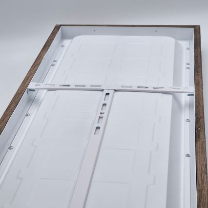 Brilagi - LED Dimbare badkamer plafondverlichting WOODY FRAME LED/50W/230V eiken 120x30 cm 3000-6000K IP44 + afstandsbediening