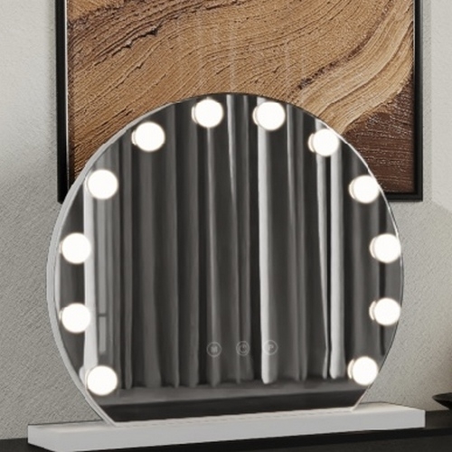 Brilagi - LED Dimbaar make-up spiegel HOLLYWOOD LED/12W/230V 3000/4000/6500K